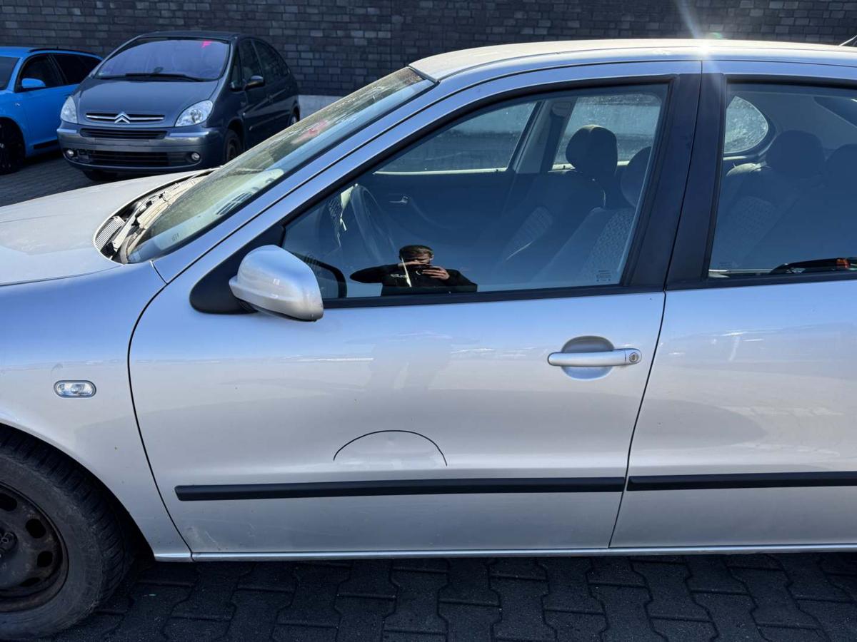 Seat Leon 1M original T&uuml;r vorn links LS7N Gris Artico Rohbau Bj.2000